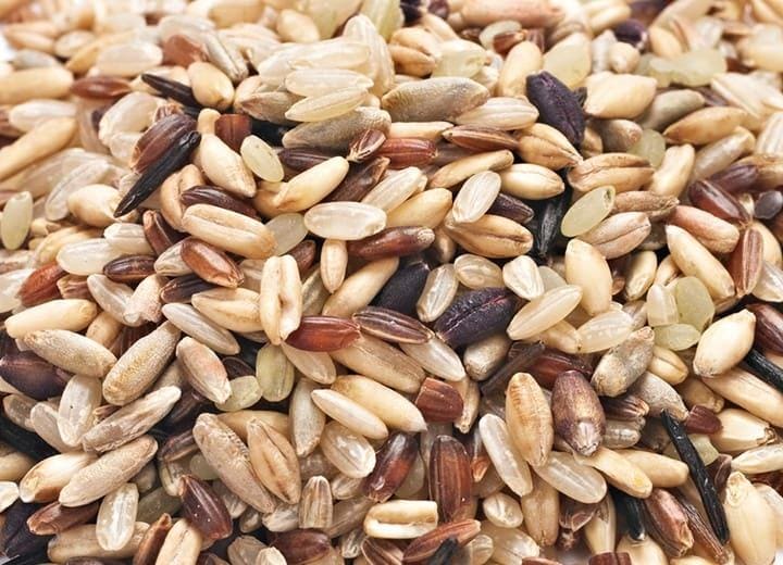 bright grain rice