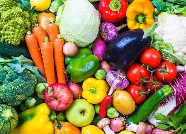 closeup of vegetables